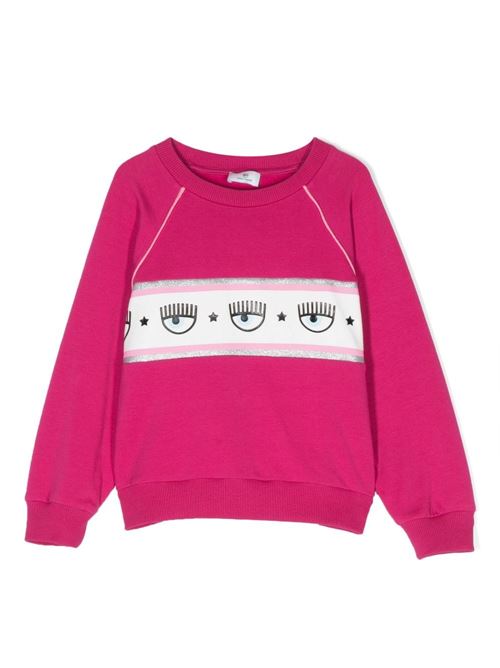 Felpa bambina fuxia Chiara Ferragni Kids | 59B6052010098F